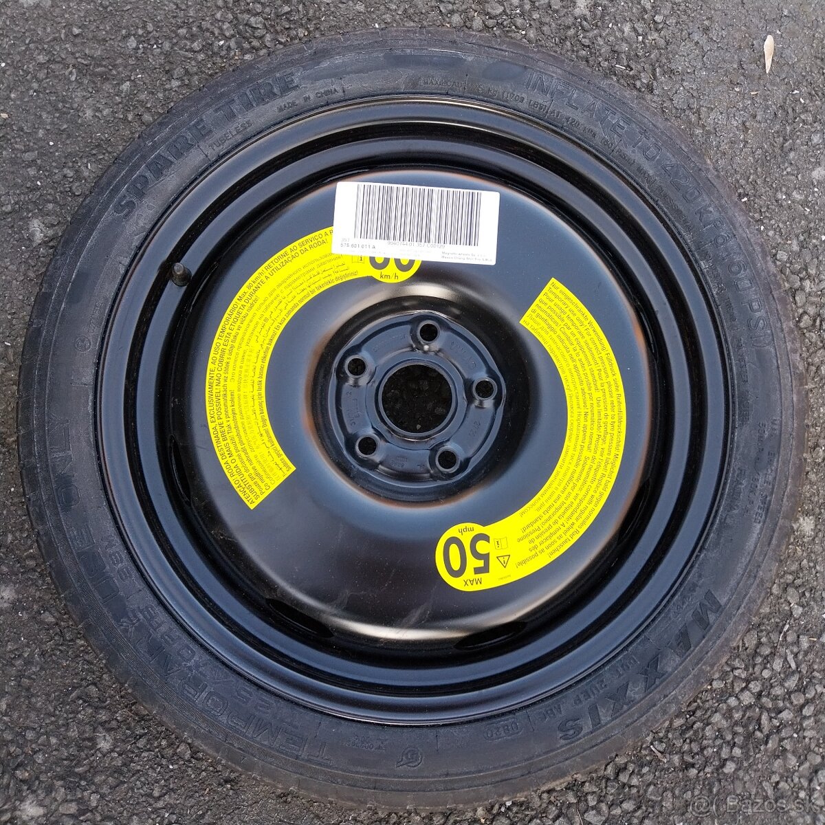 Dojazdove koleso 125/70R18 5x112