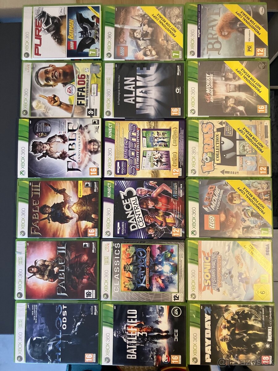 Hry na Xbox360 (5-10eur)