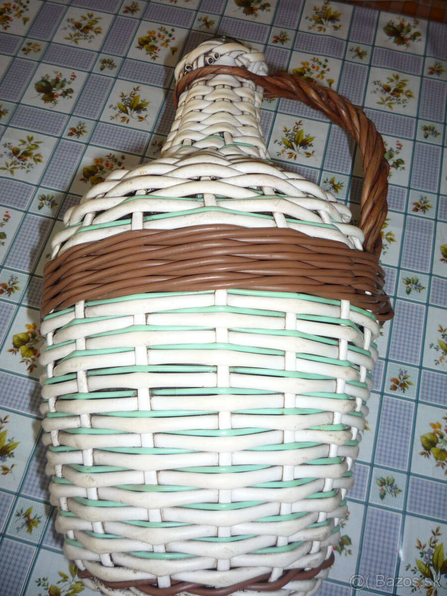 Opletený demižón 3,5 litrový