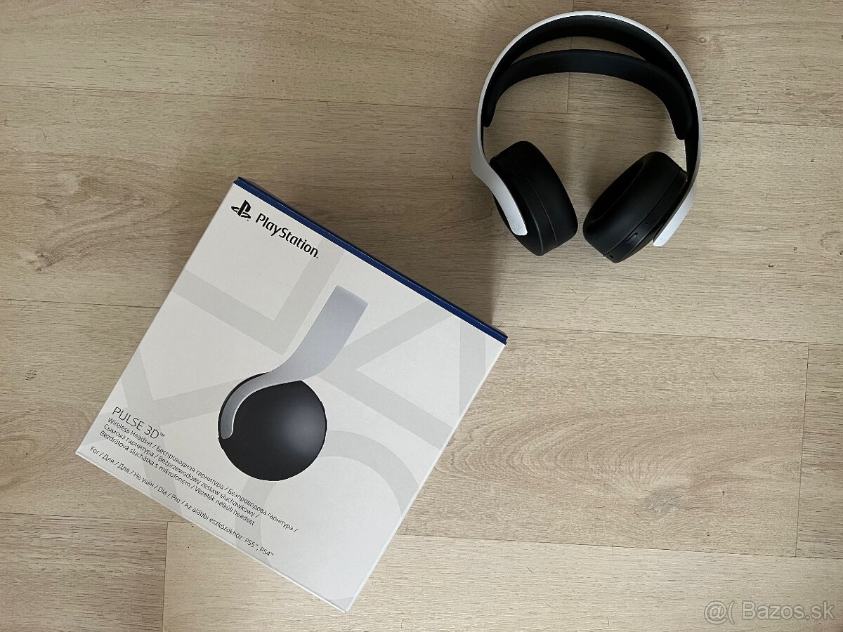 PREDAM PLAYSTATION PULSE 3D SLUCHADLA PRE PS5 A PC