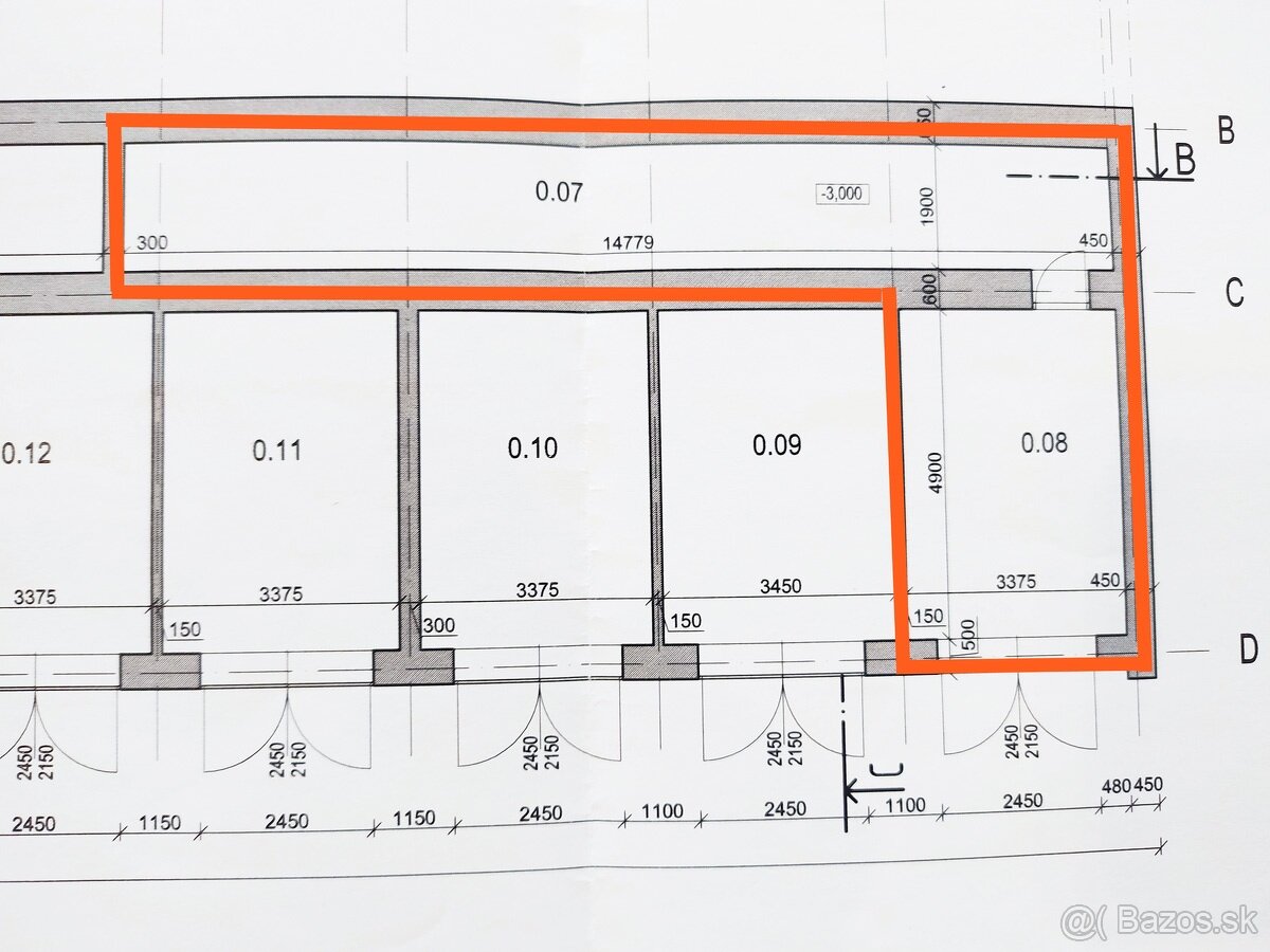Prenájom: garáž + sklad