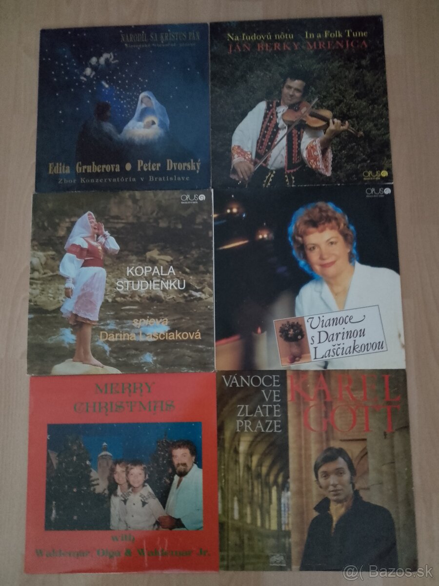 Predám LP platne-vianočné