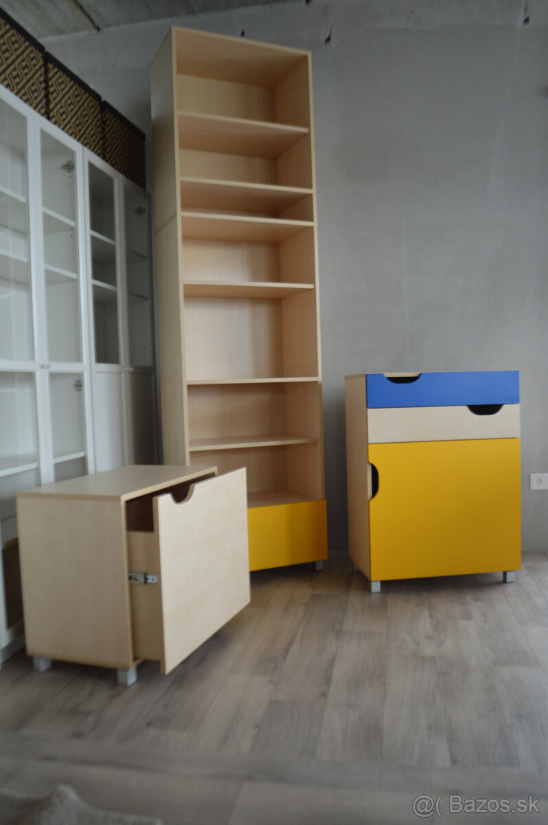 Detský nábytok, komoda, skrinky