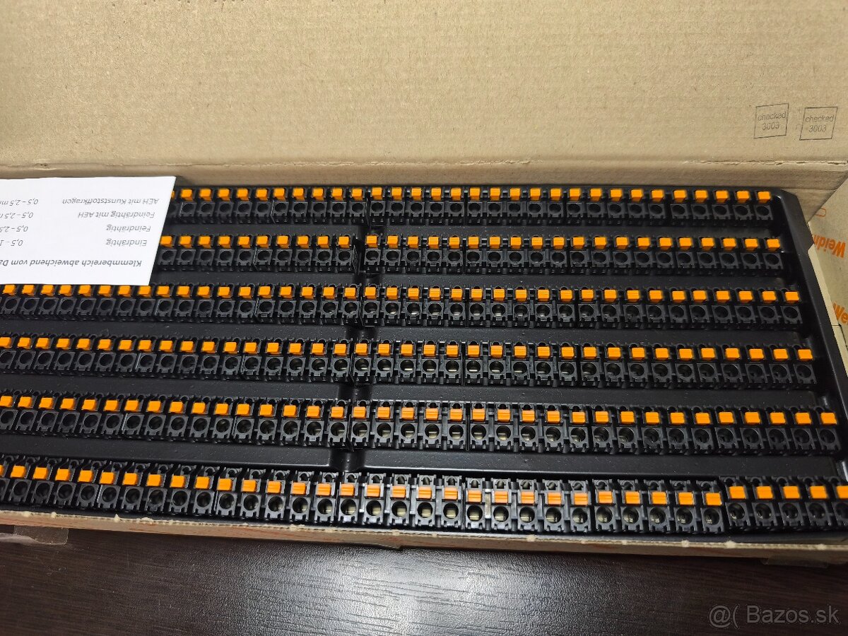 Konektory Weidmuller, nové nepoužité