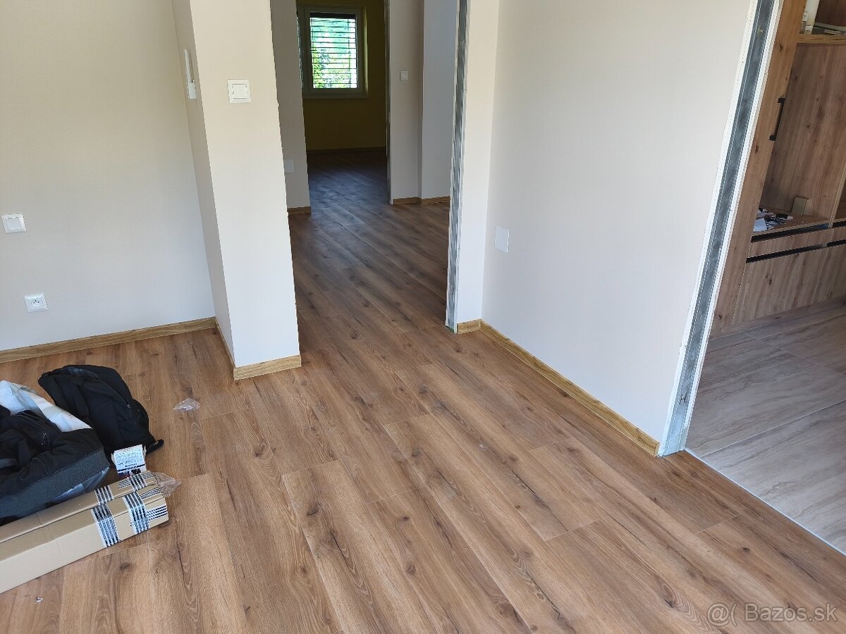 Pokládka plávajúcej podlahy