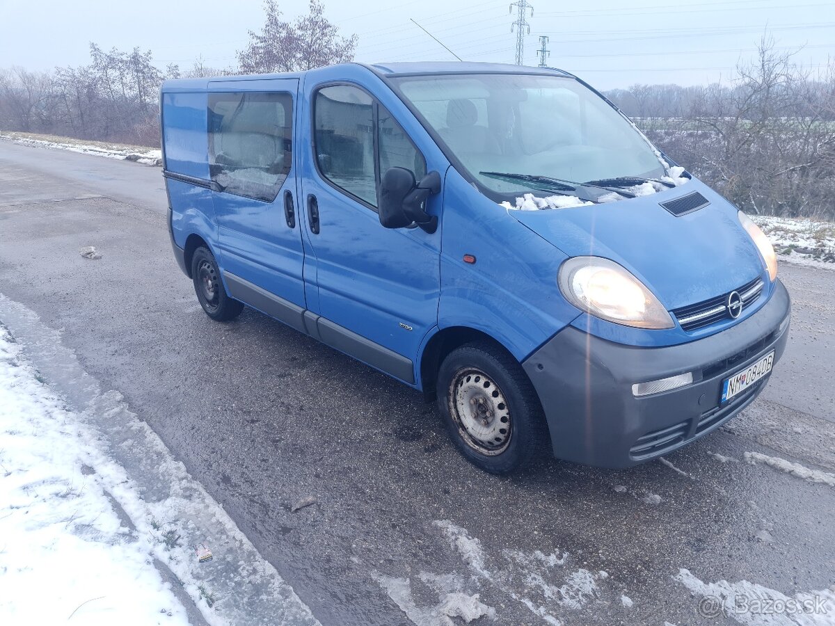 Predam opel vivaro 1.9 dci 6 miestne