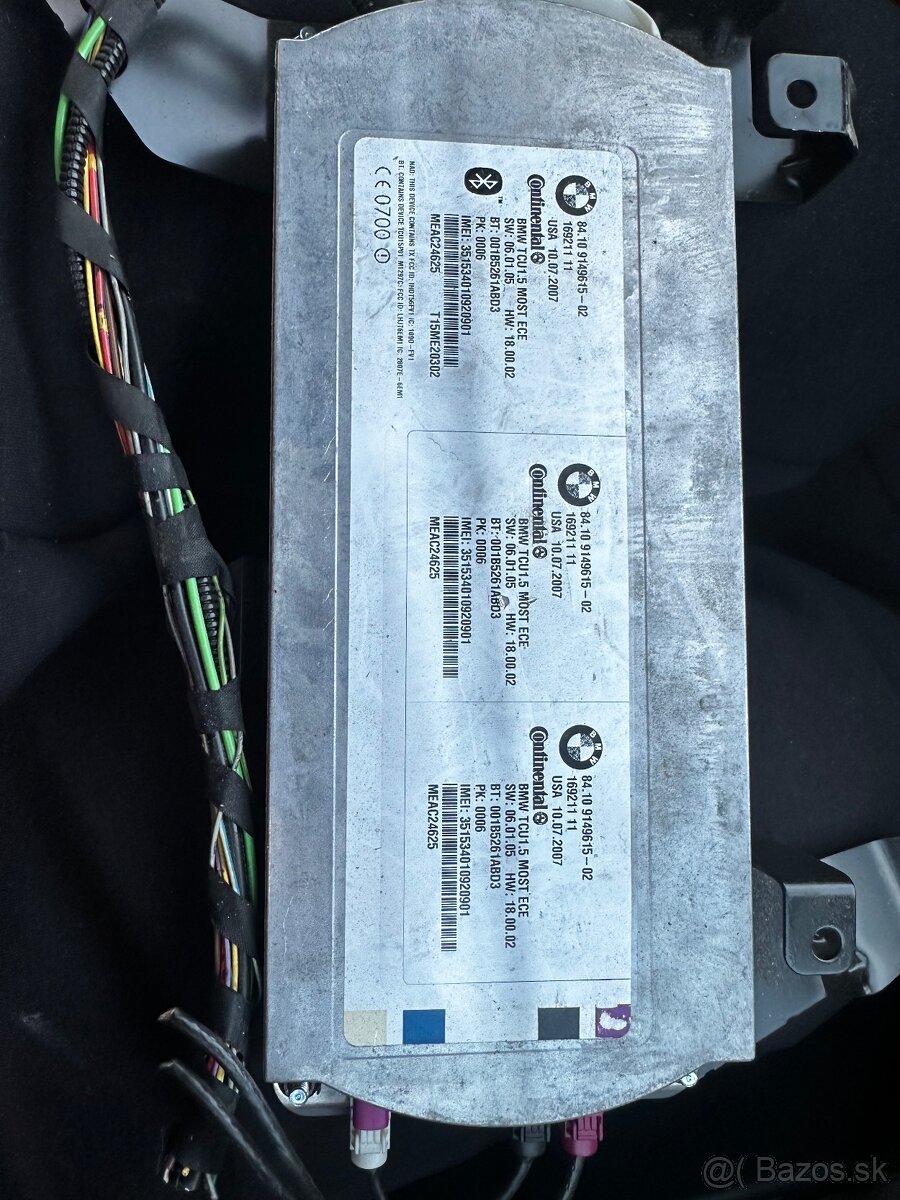 BMW E63 E65 E60 E61 X5 E70 Riadiaca jednotka bluetooth 91496