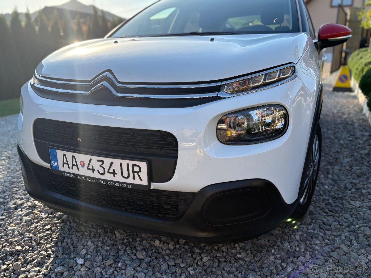 Citroën C3 1.2 61kw-83ps Puretech 1. Majiteľ kúpene v SK