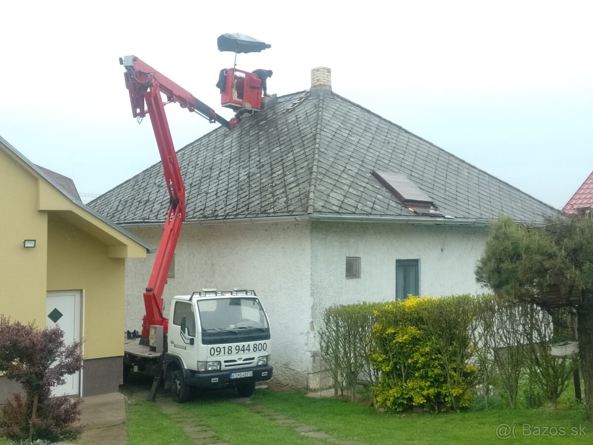 plošina do 20 metrov