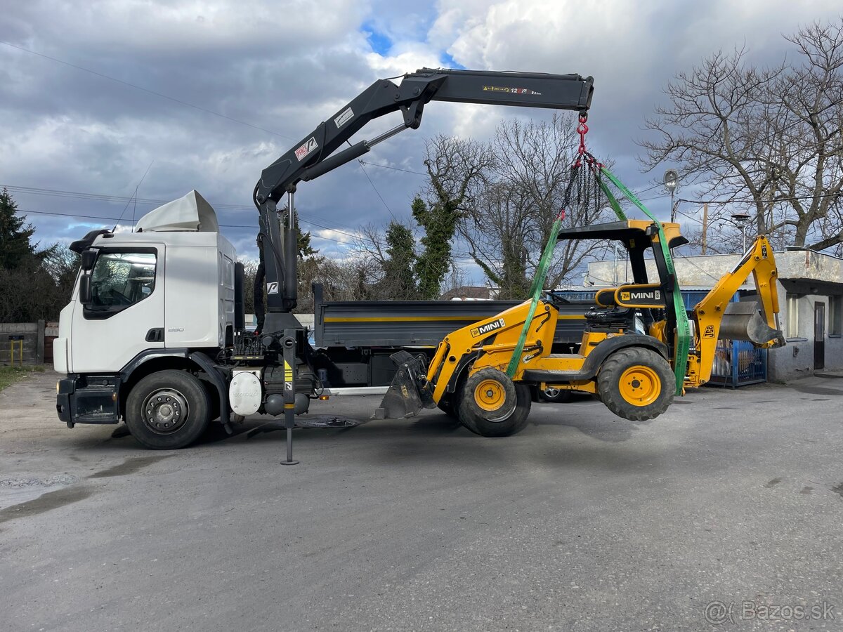 Auto s hydraulickou rukou, nakladna doprava
