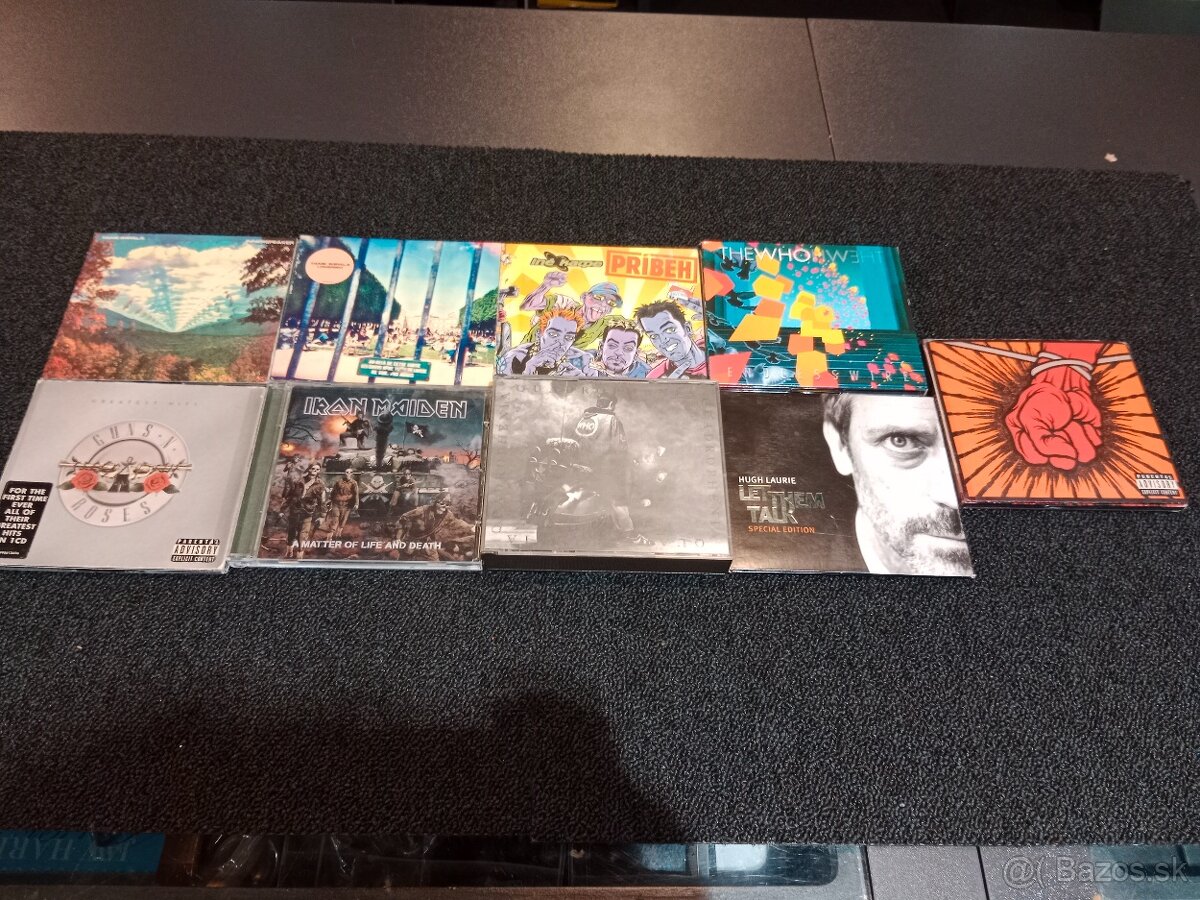 Rôzne CD na predaj