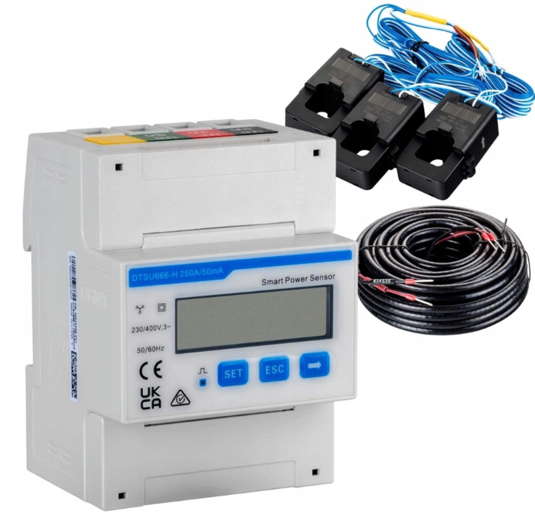 Nový Trojfázový Smartmeter Huawei DTSU666-H -100/250A- 26 ks