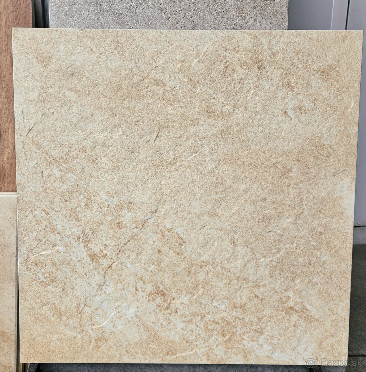 Dlažba terasová aj na terče 60x60x2cm, protišmyková béžova