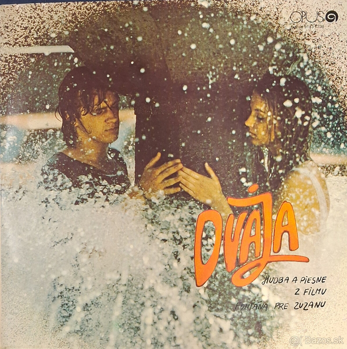 Retro gramofónová LP platňa Dvaja