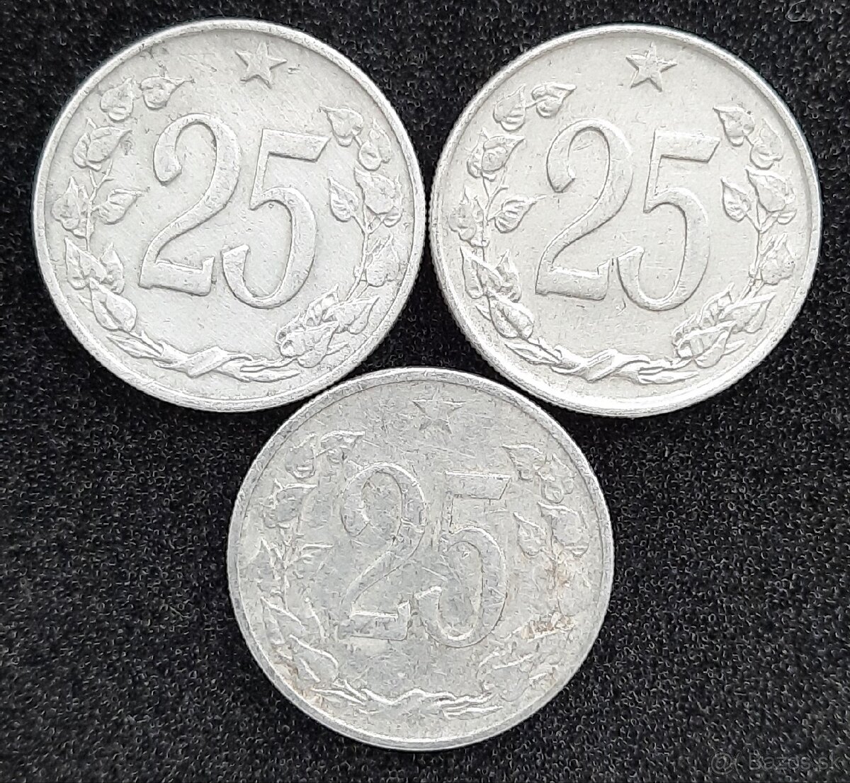 25 halier 1963 Československo