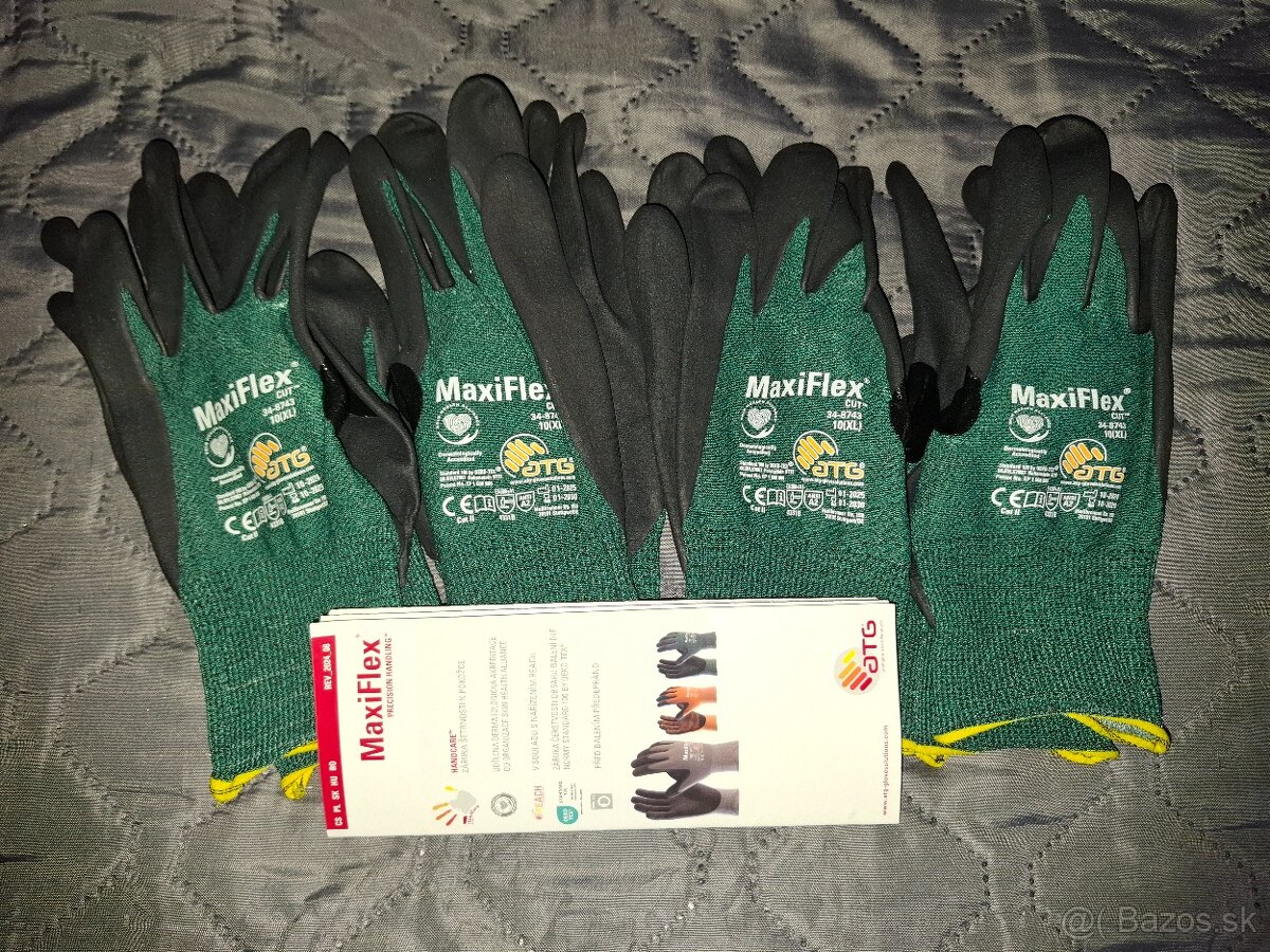 Pracovné rukavice MaxiFlex cut vel.10