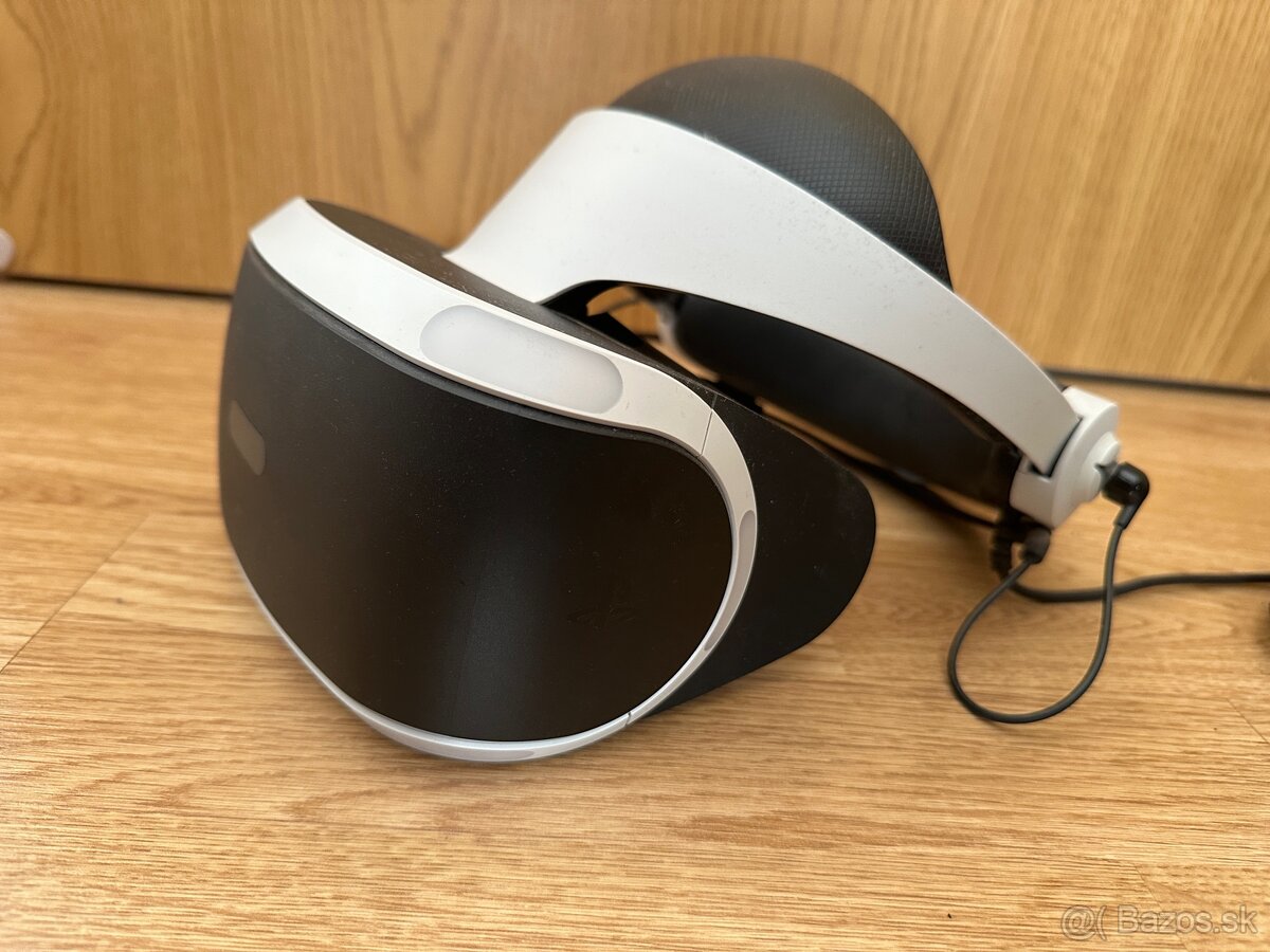 PS4 VR V2 + pohybové ovládače + 3 hry