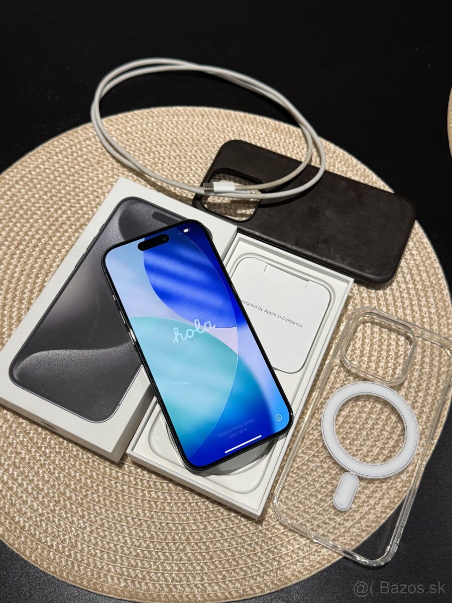 iPhone 15 PRO 128GB ČIERNY