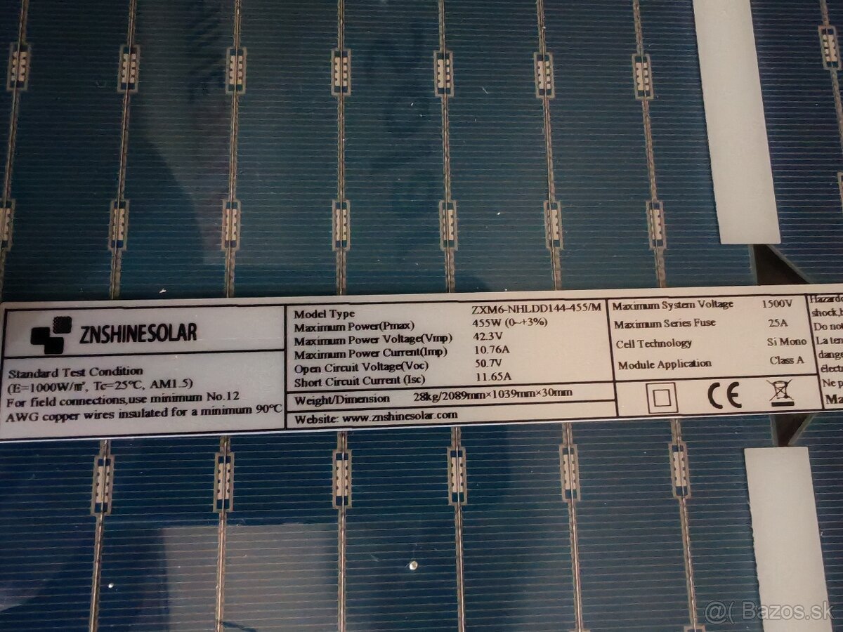 Fotovoltaické panely