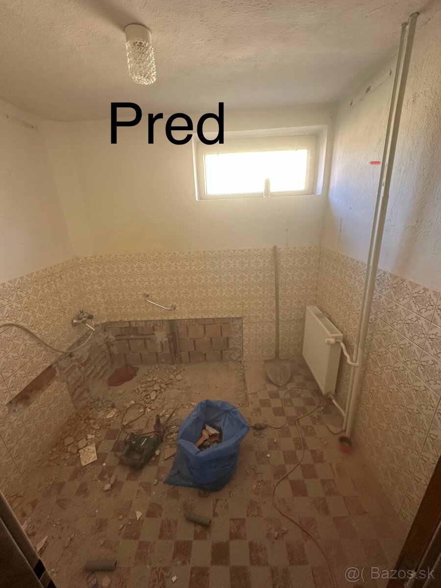 Stavebné práce a obkladačské práce