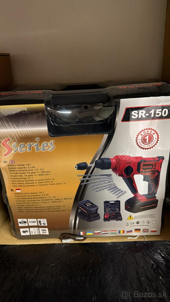 Akumulátorova príklepová vŕtačka 5.0ah 2x