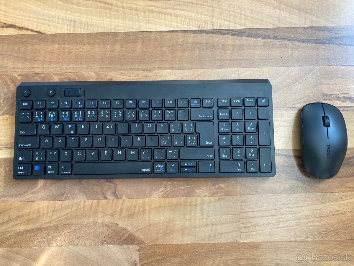 Set klávesnice a myši Rapoo 8050T Set CZ/SK