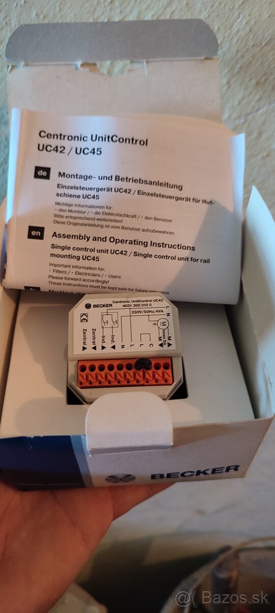 Becker uc42 rele pre zaluzie (mám viac kusov) somfy