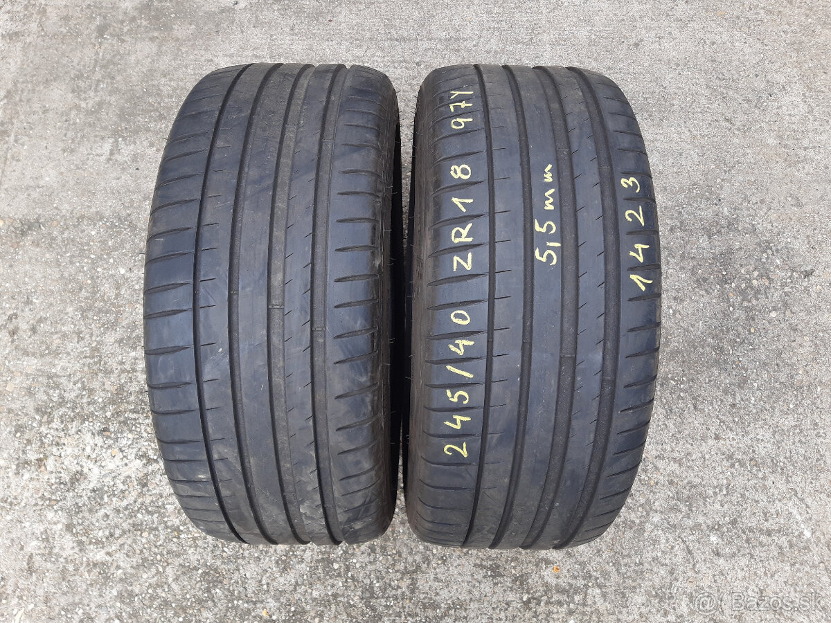 245/40 ZR18 -2 kusy letné