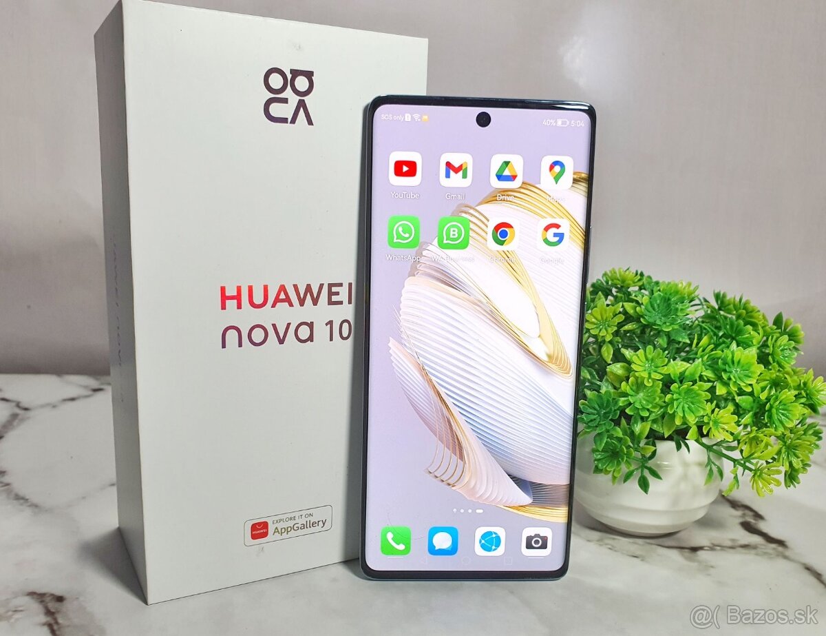 Huawei Nova 10 128Gb, 8Gb ram,8 jádro, 6,7'' 120 Hz OLED