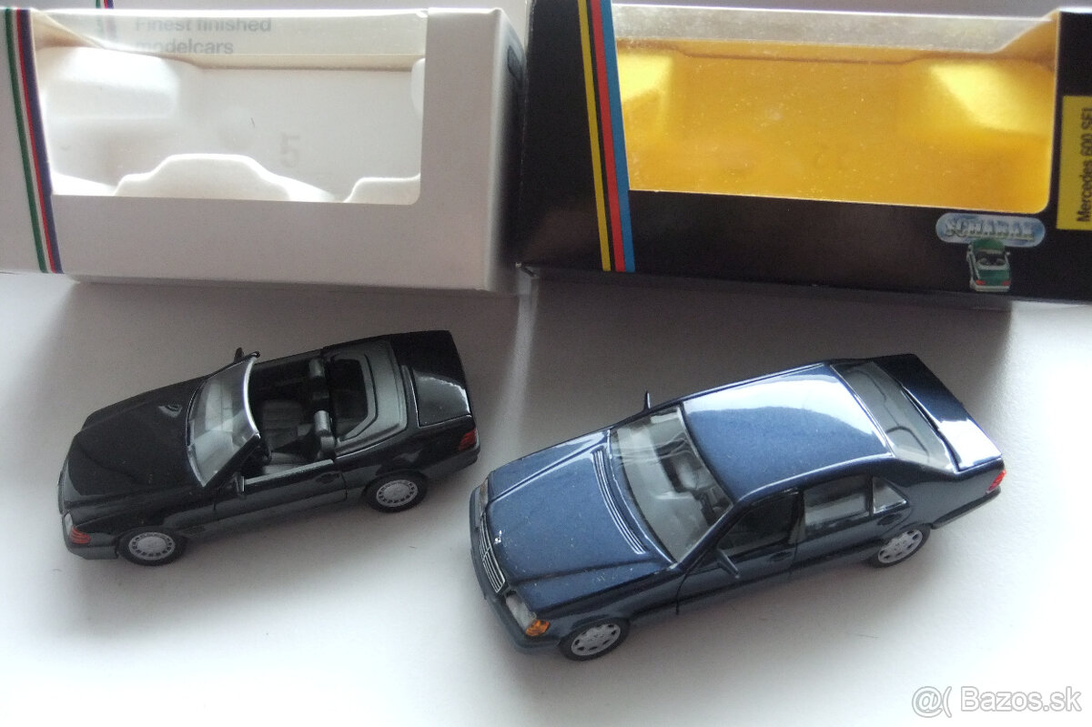 Predam auticka Mercedes Benz v mierke 1:43