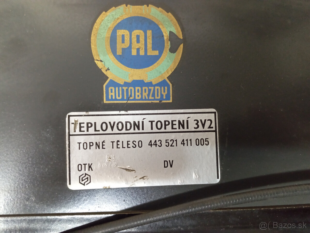 Radiátor kúrenia Škoda 1203