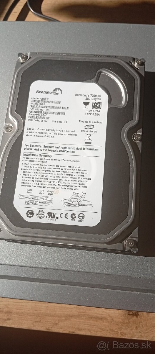 Seagate baracuda HDD 250Gb