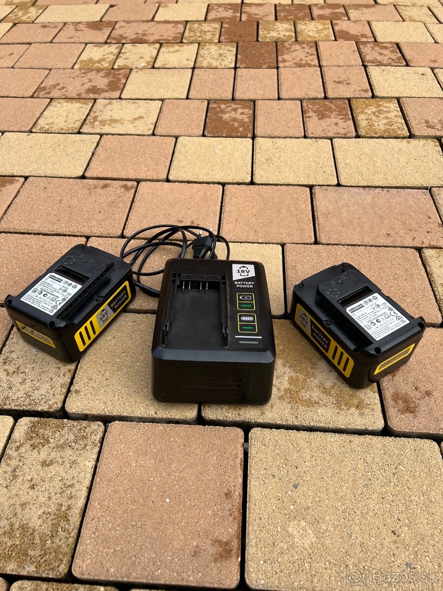 Karcher batérie a rýchlonabíjačka