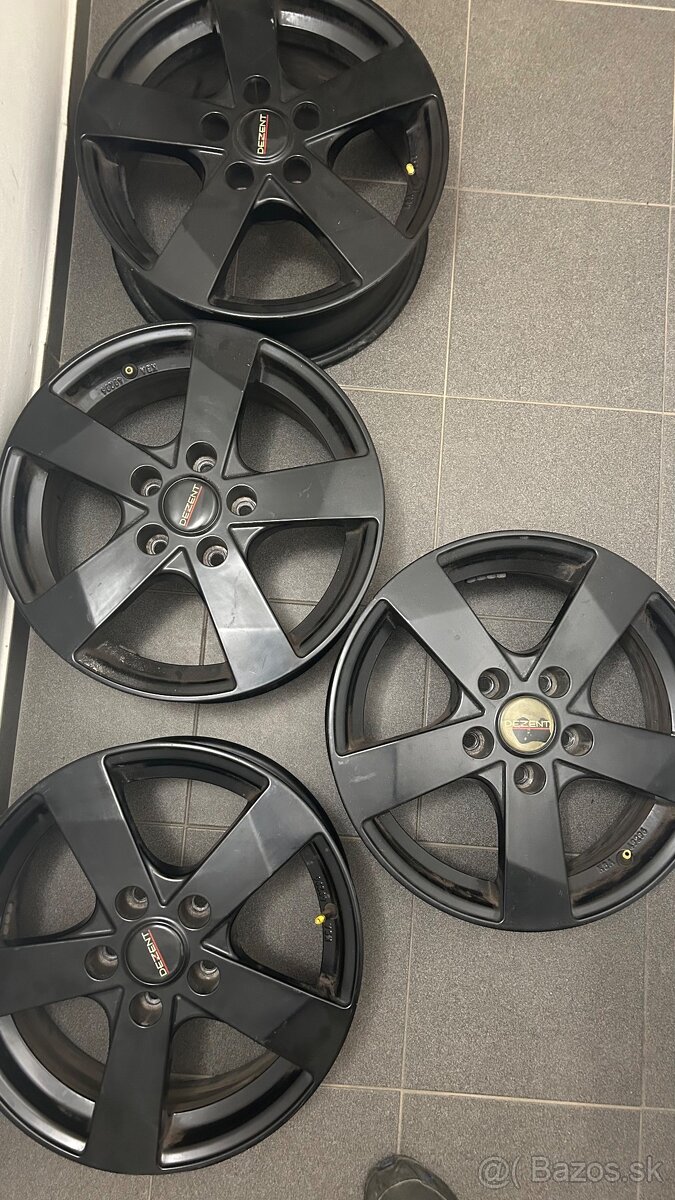 Alu disky Dezent 6,5J 16H 5x114,3 Et 31,5