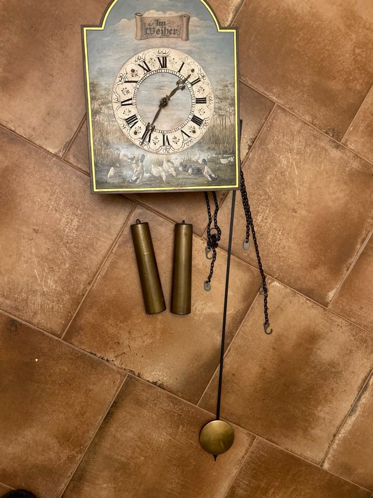 Originálne vintage nástenné hodiny - Schwarzwald
