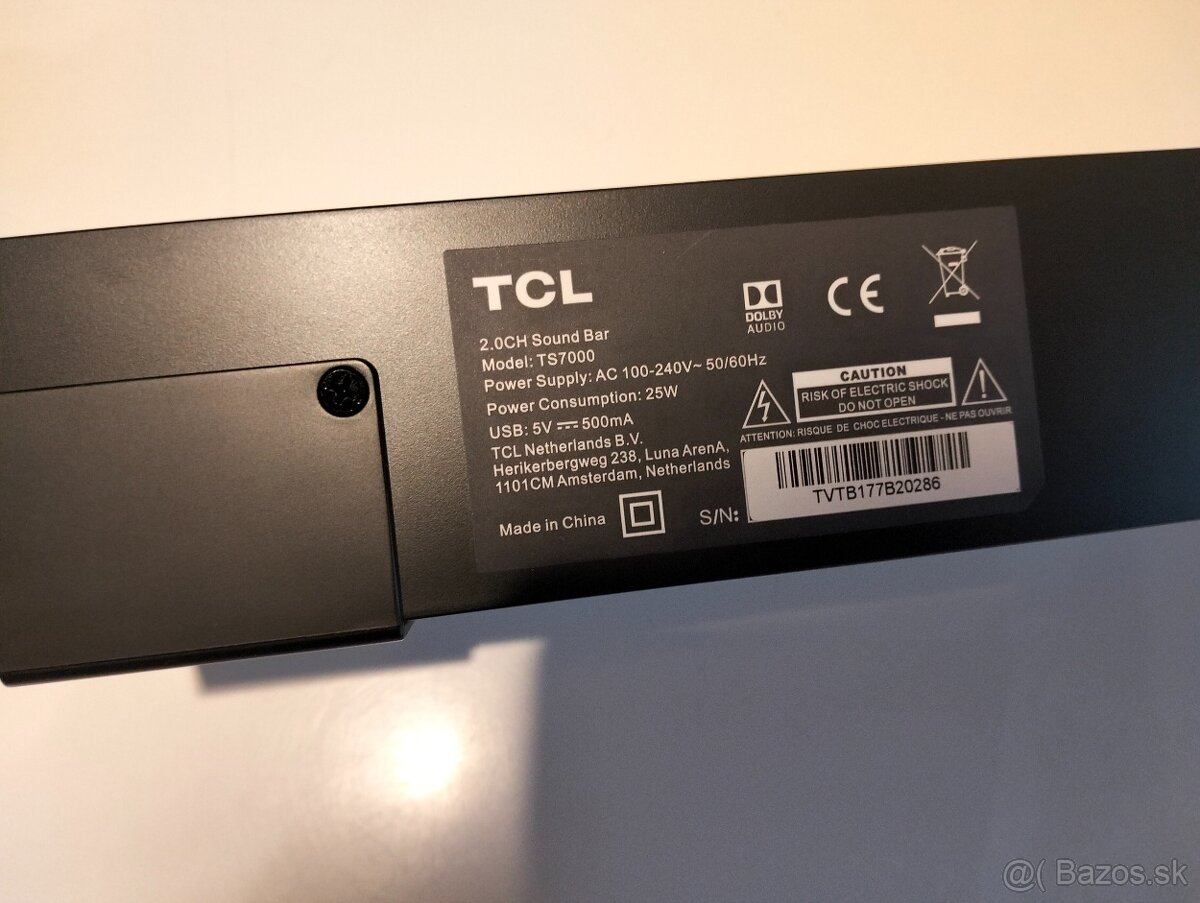 Predám soundbar TCL TS7000