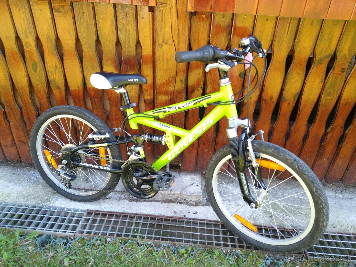 bicykel GENESIS,20"kolesá, celoodpružený, Ako nový
