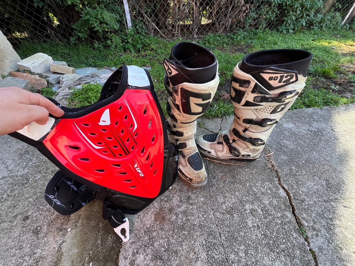 Čižmy GAERNE SG12 + chránič hrude UFO