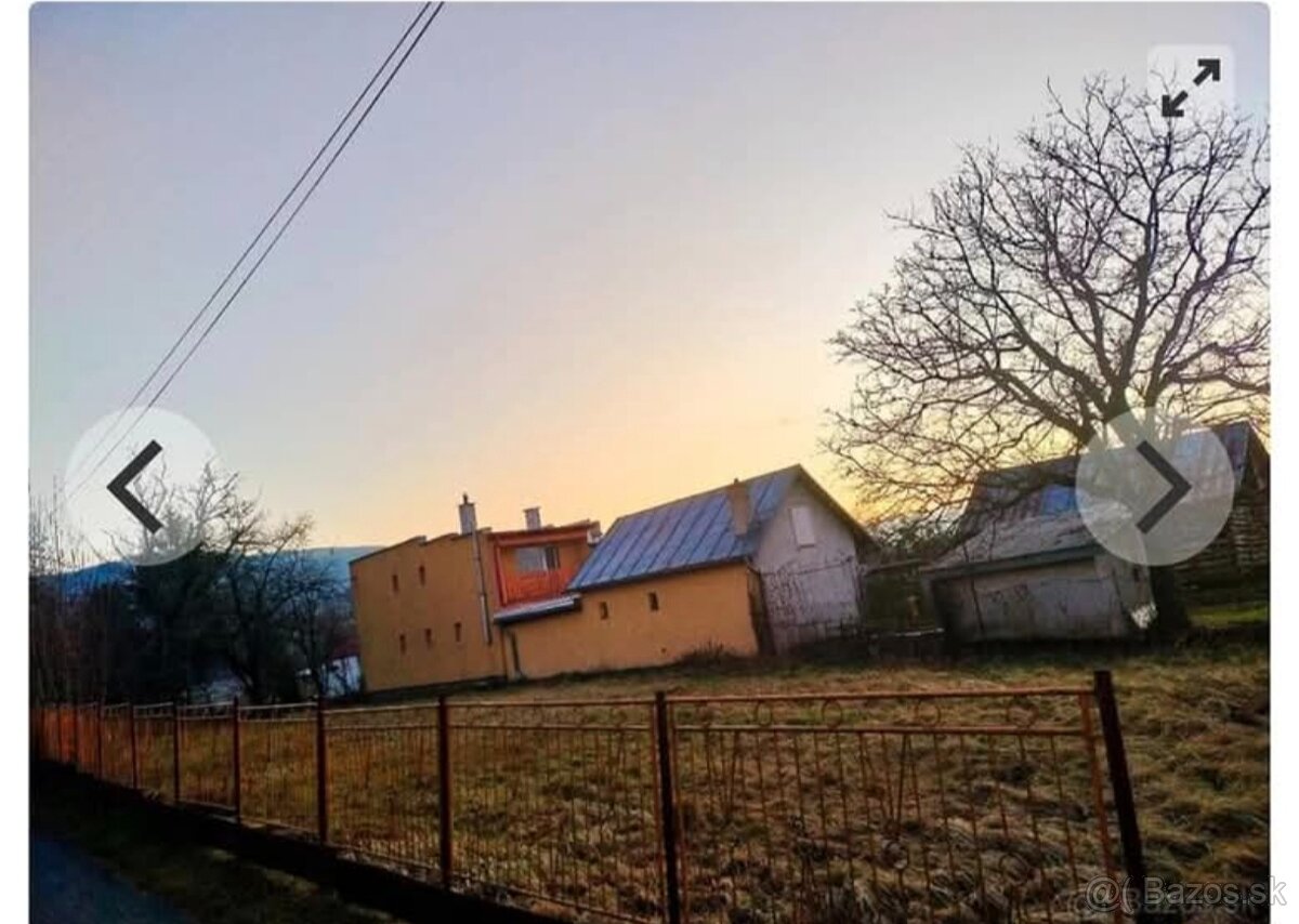 Predám pozemok Modrá nad Cirochou