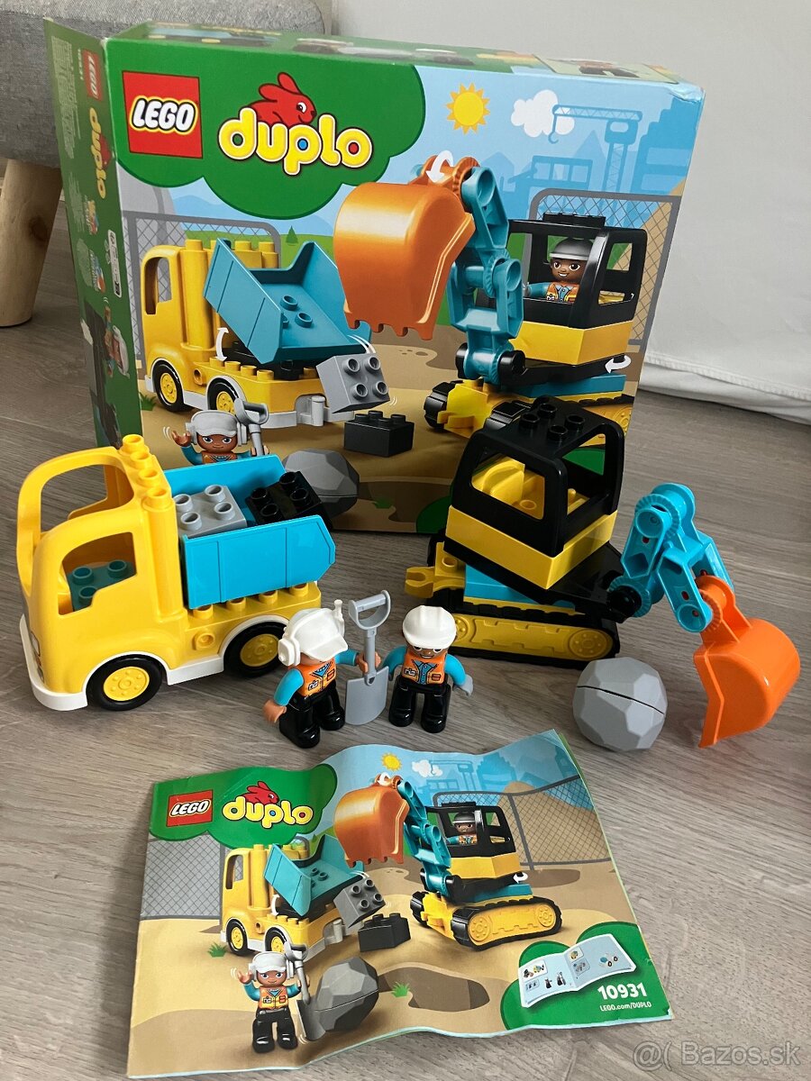 LEGO DUPLO nákladiak a pásové auto