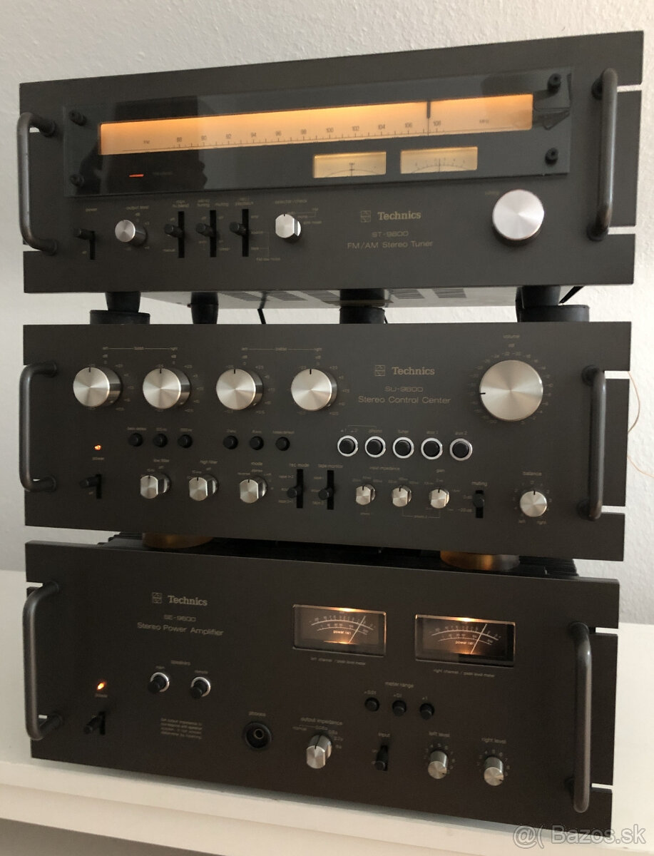 Technics SU 9600 a Technics SE 9600  po renovacii