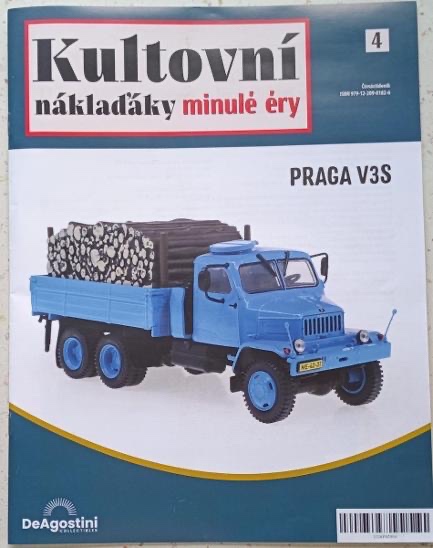 Praga V3S valník s drevom - 1:43 - Deagostini