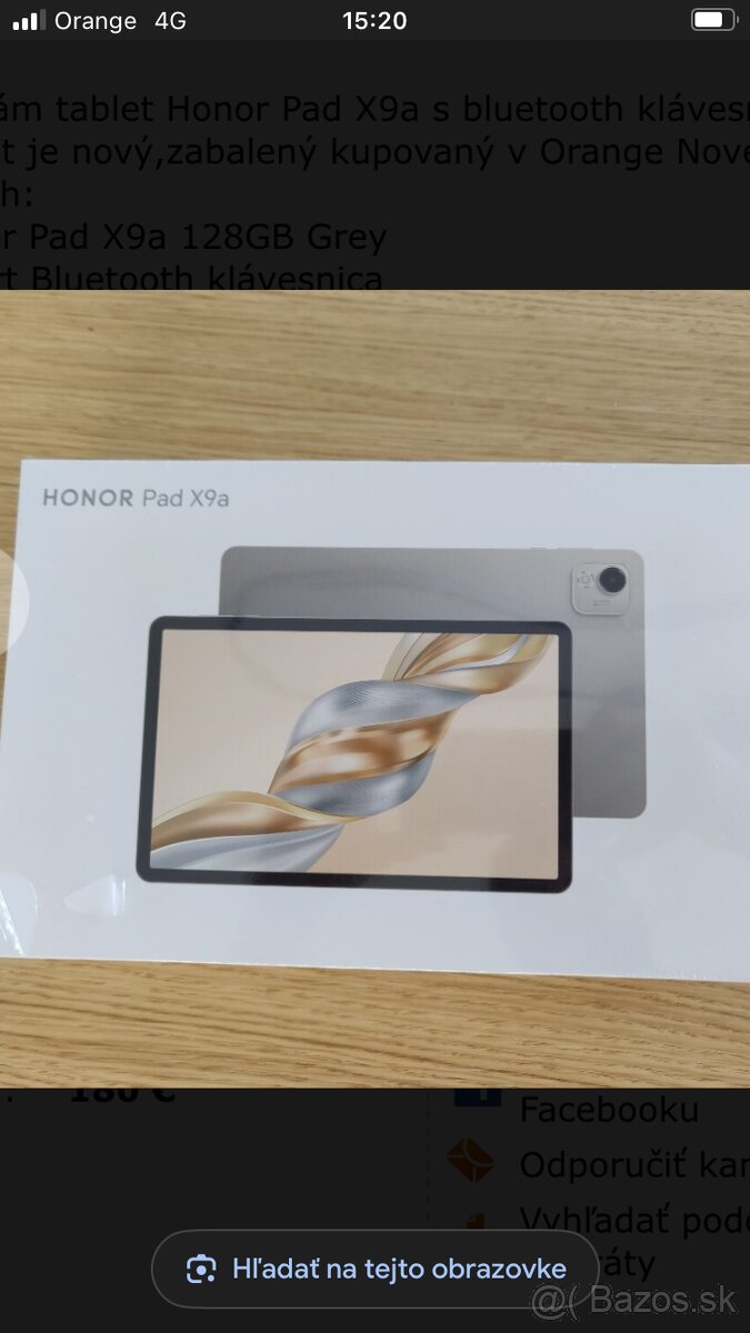 Honor Pad X9a 6GB/128GB + bezdrôtová klávesnica