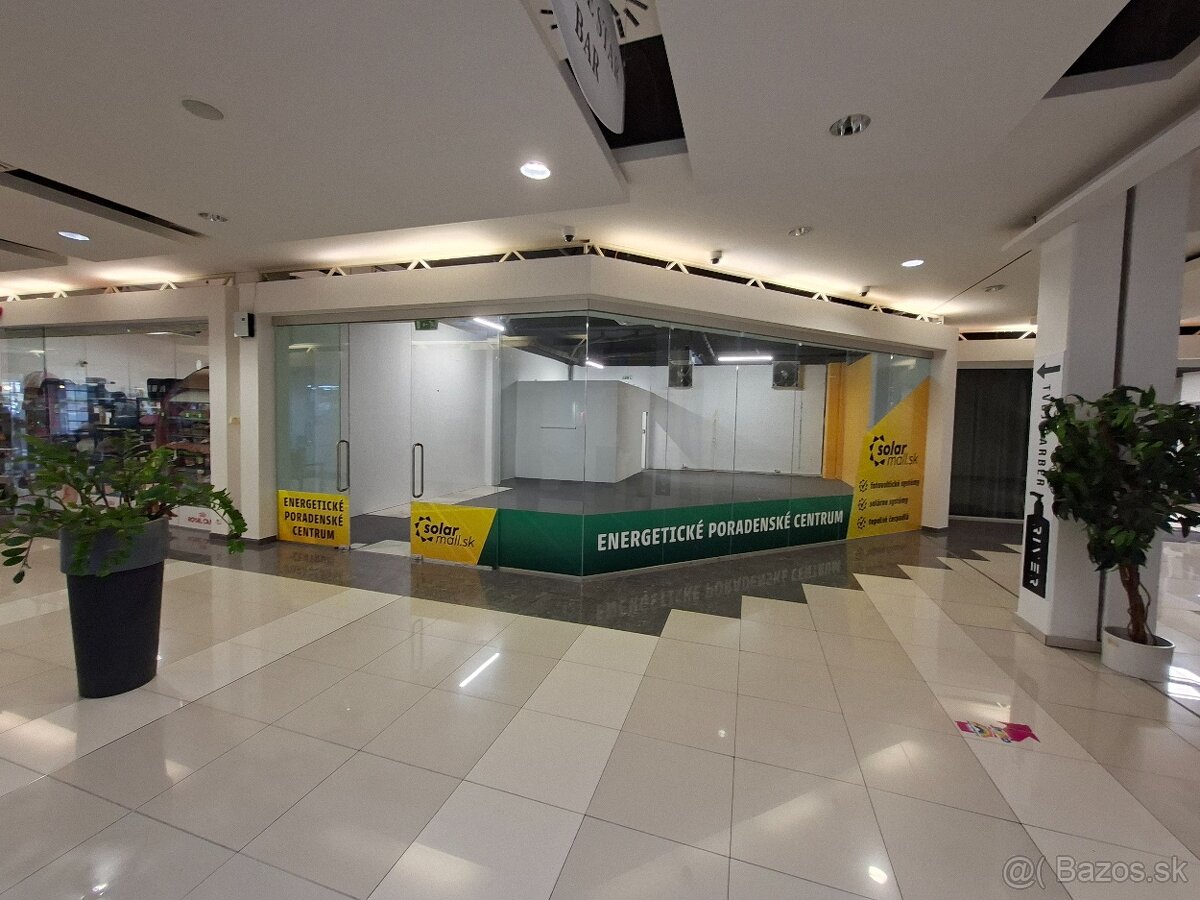 Obchodný priestor v OC IDEA, prízemie – 104 m2, Nad jazerom.