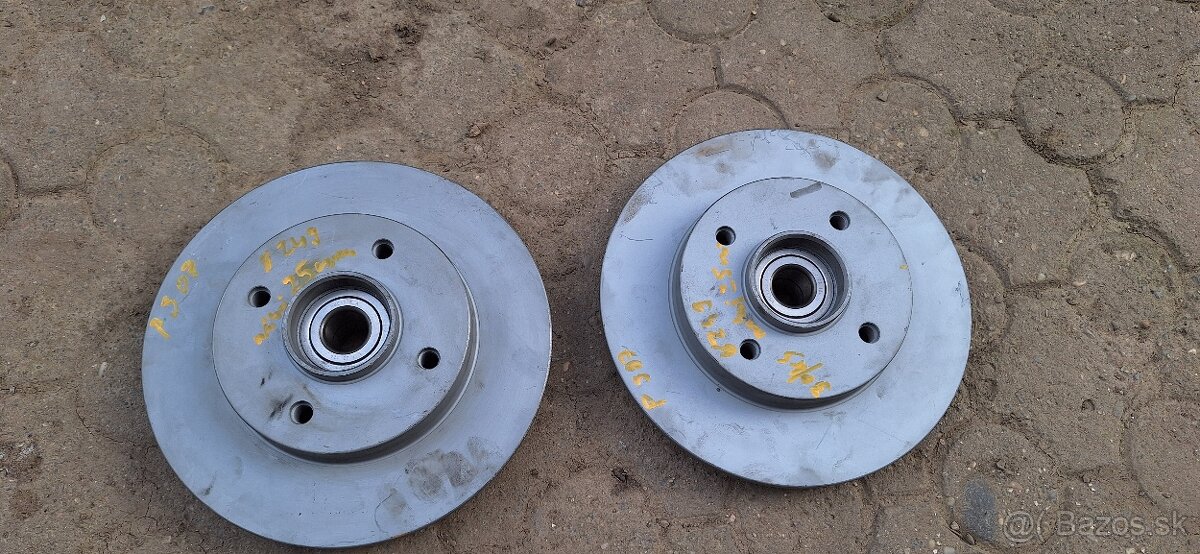 Brzdové kotúče Peugeot 207,307