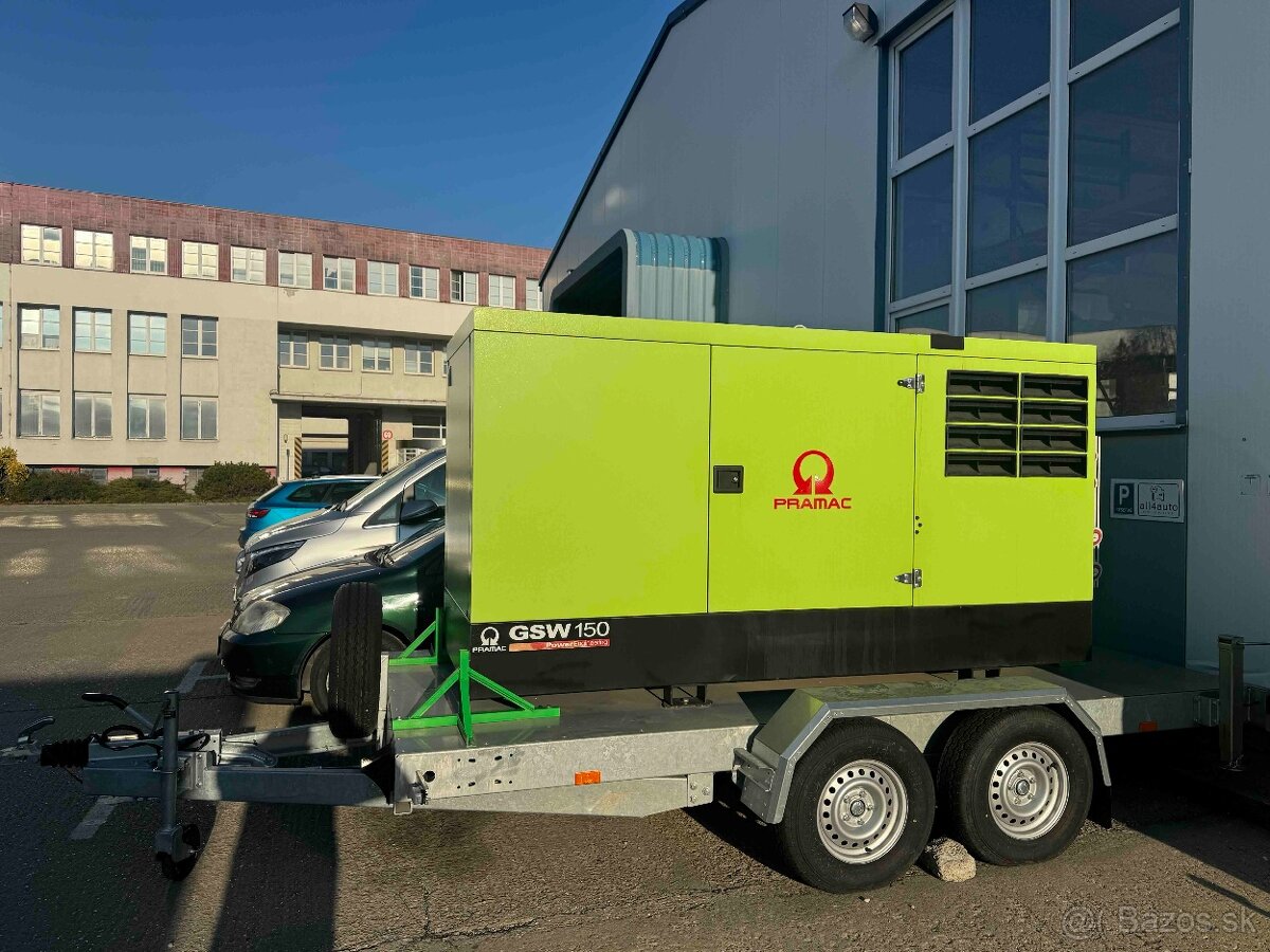 Predám agregát PRAMAC GSW150D + vozík BAN