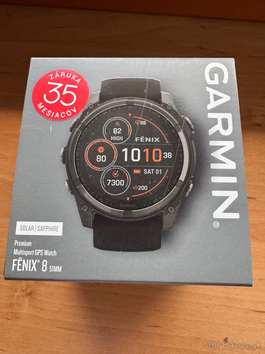 GARMIN fenix 8 solar saphire