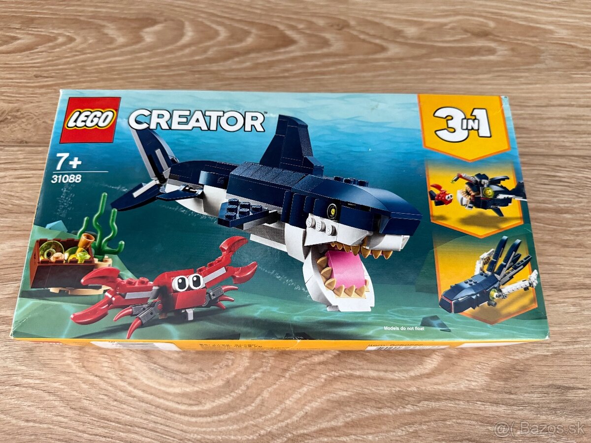 Lego creator zralok 3v1