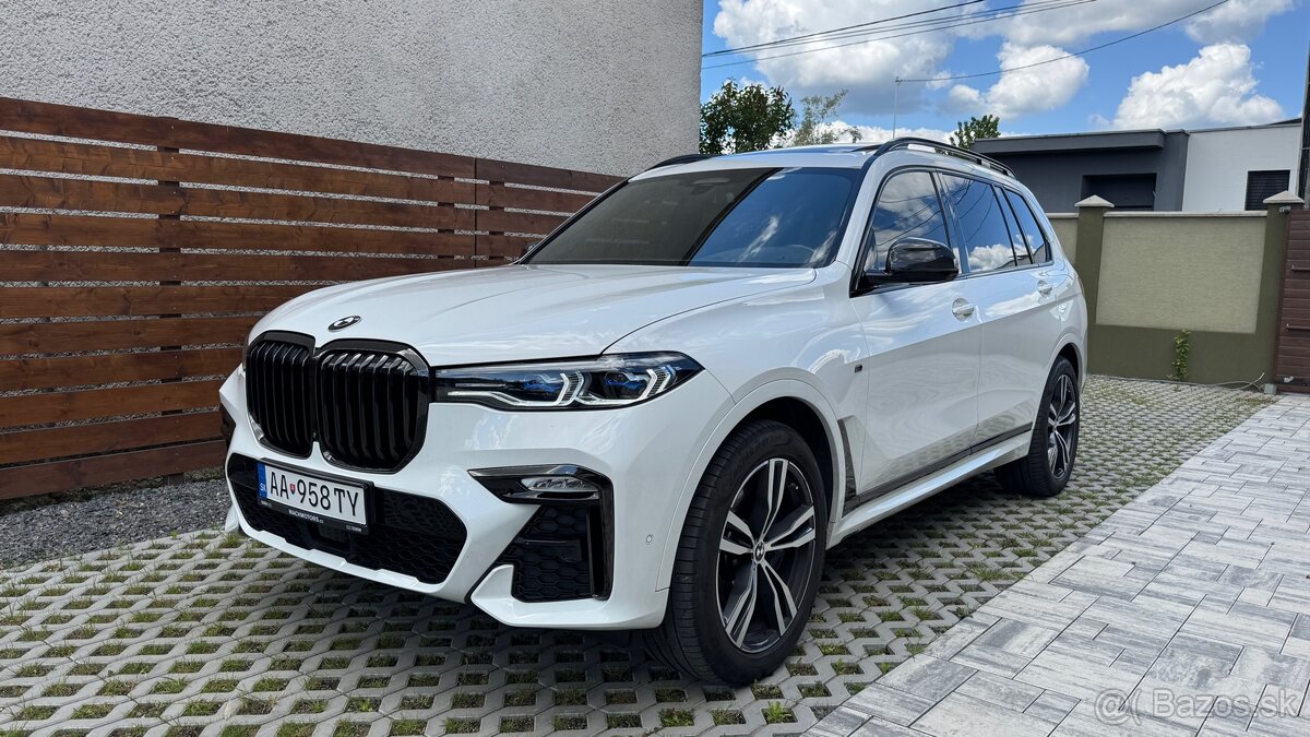 BMW X7 xDrive 40d MHEV A/T, 250 kW, 7-miestne, 1. majiteľ,