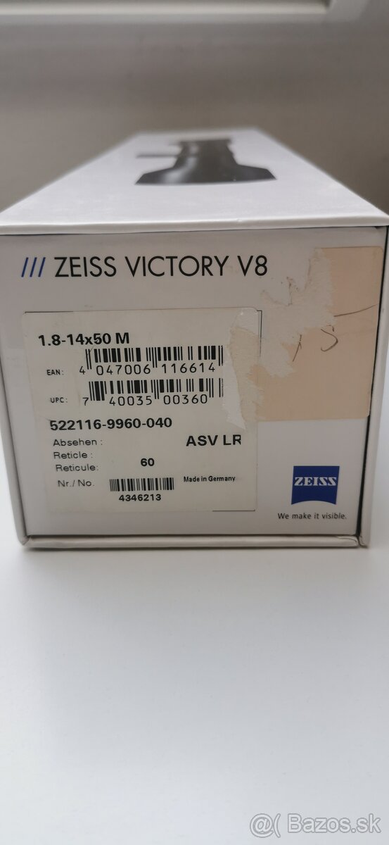 Zeiss V8 1.8-14x50 ASV